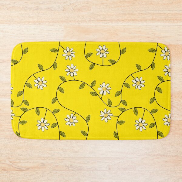 Item preview, Grumpy Flowers on Yellow designed and sold by fogoosherie.