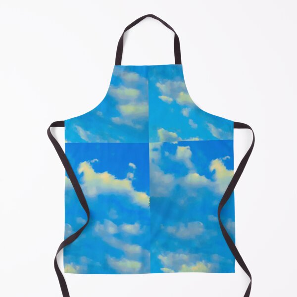Item preview,  Beautiful Blue Skies, Gold Fluffy Clouds, Summer Sky designed and sold by 10pmCreations.