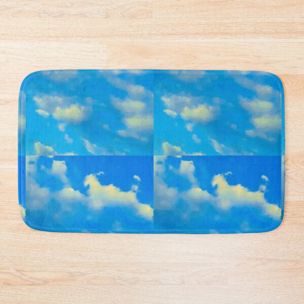 Item preview,  Beautiful Blue Skies, Gold Fluffy Clouds, Summer Sky designed and sold by 10pmCreations.