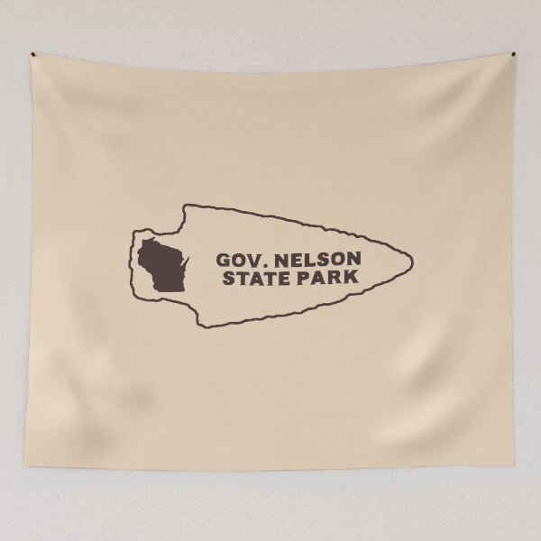 Item preview, Governor Nelson State Park Wisconsin WI Rustic Arrowhead designed and sold by palmettodigital.