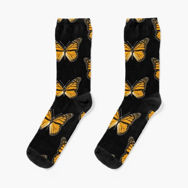 Monarchfalter Socken Redbubble