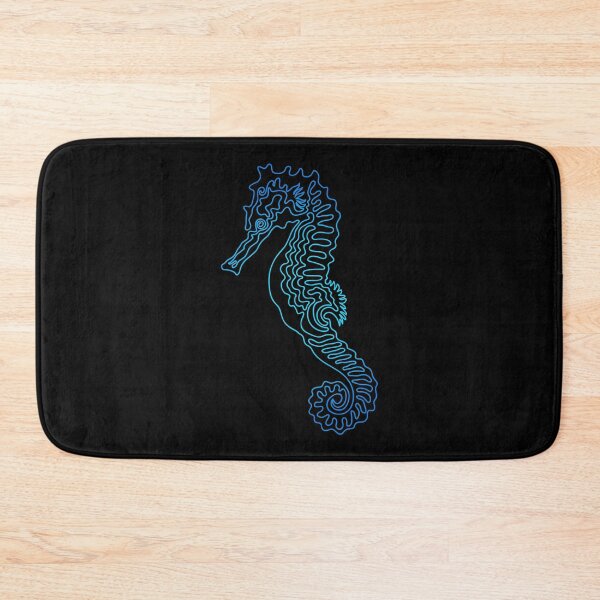 Item preview, Seahorse Line Doodle - 05 designed and sold by serenaking.