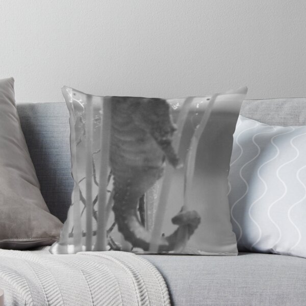 Item preview, Seahorse in black & white designed and sold by amylw1.