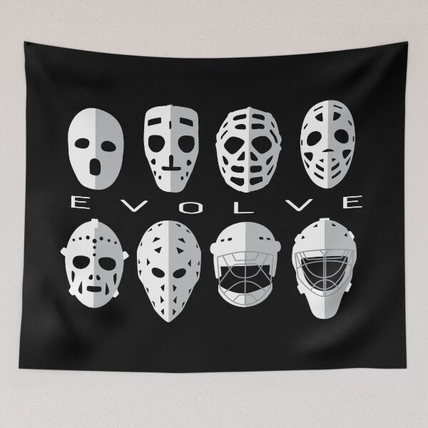 Item preview, The Evolution of the Goalie Mask designed and sold by Eye on the Blueline.