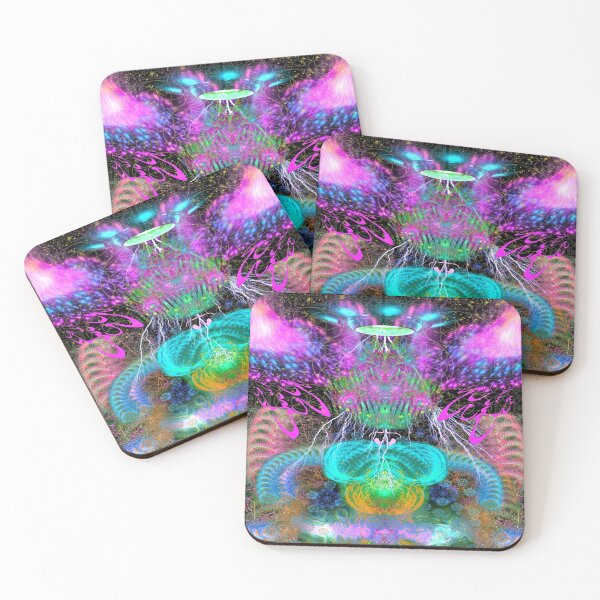 Item preview, Alien Queen From Outer Space (fractal character spirit) designed and sold by Discordant Dreams Art.