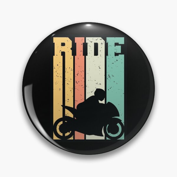 Item preview, Ride Retro Motorcycle Super Sportbike Silhouette Illustration designed and sold by hobrath.