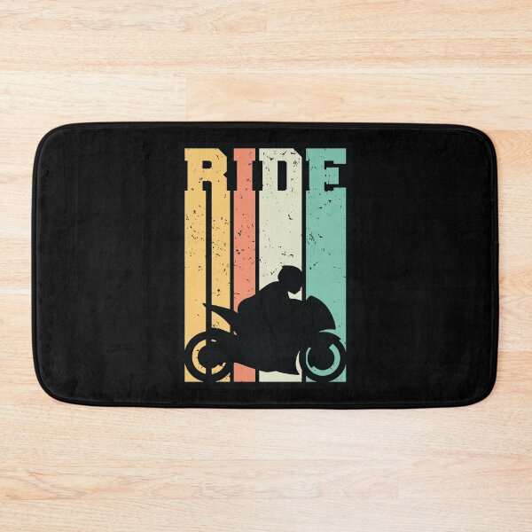 Item preview, Ride Retro Motorcycle Super Sportbike Silhouette Illustration designed and sold by hobrath.