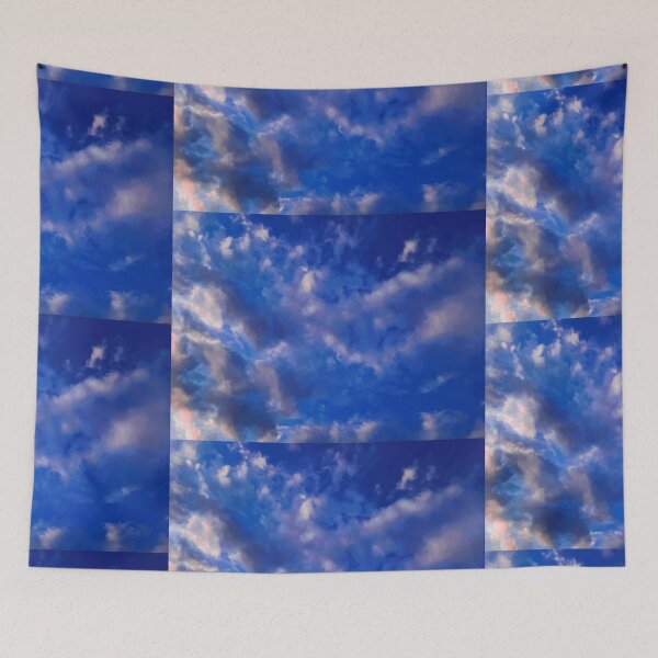 Item preview, Copy of  Beautiful Blue Skies, Gold Fluffy Clouds, Summer Sky designed and sold by 10pmCreations.