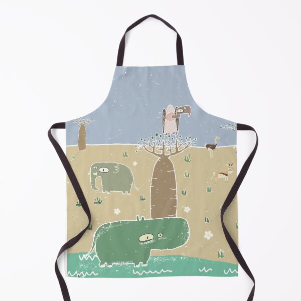Item preview, Savannah funny animals naive art designed and sold by ilyasovkamil.