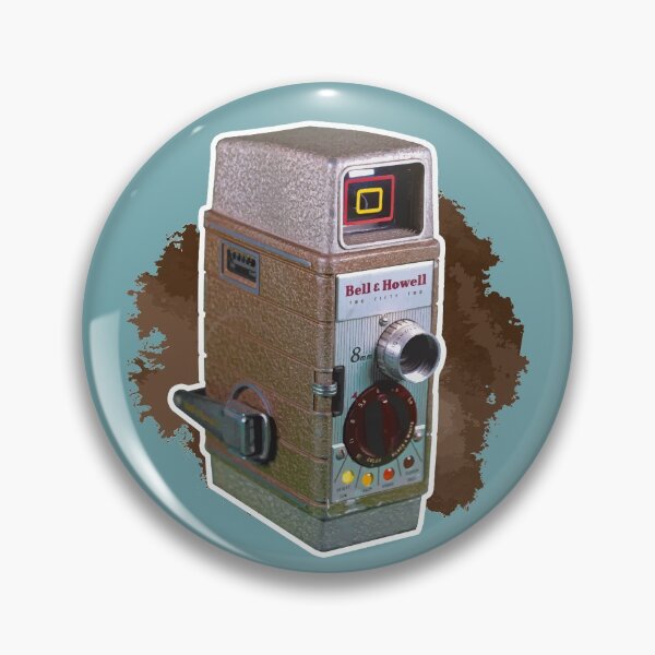 Item preview, Vintage 8MM Home Movie Cameras: Bell and Howell 8MM Home Movie Camera (Brown Colors) designed and sold by GraffitiSoup.