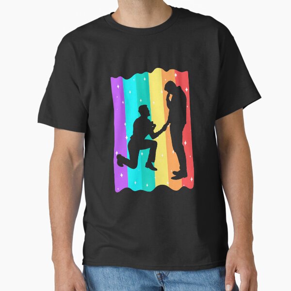 Item preview, Rainbow Heart pride LGBT Gay Couple Wedding designed and sold by 123428094.