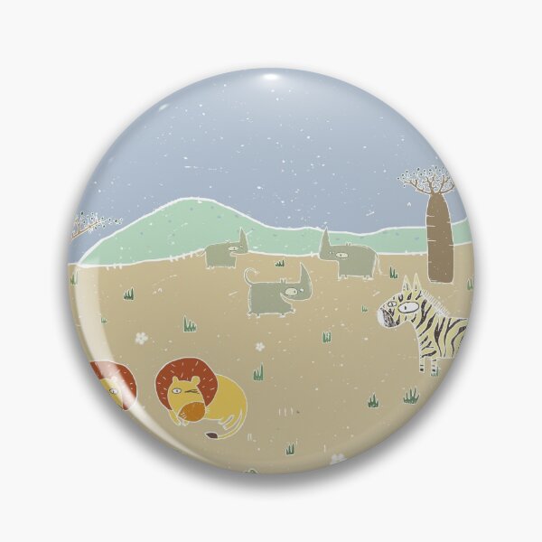 Item preview, Savannah funny animals naive art designed and sold by ilyasovkamil.