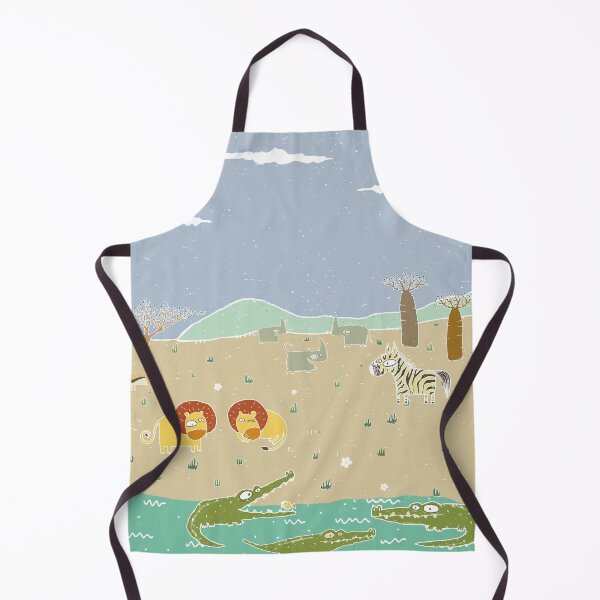 Item preview, Savannah funny animals naive art designed and sold by ilyasovkamil.