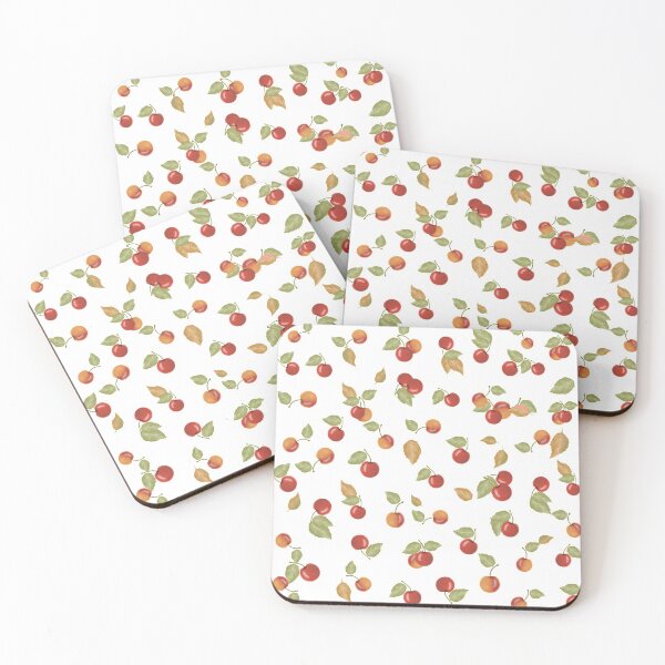 Item preview, Sweet Cherry Fruit and Leafs Pattern designed and sold by fluffibee.