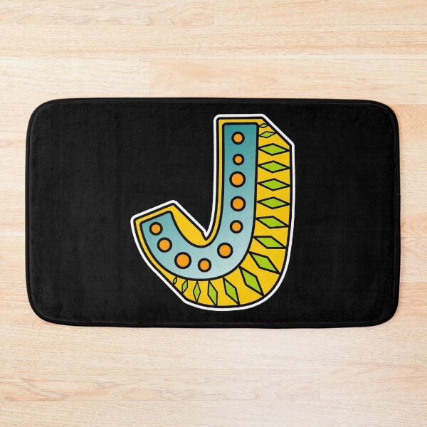 Item preview, Letter J - Fun and Colorful designed and sold by artfulnotebook.