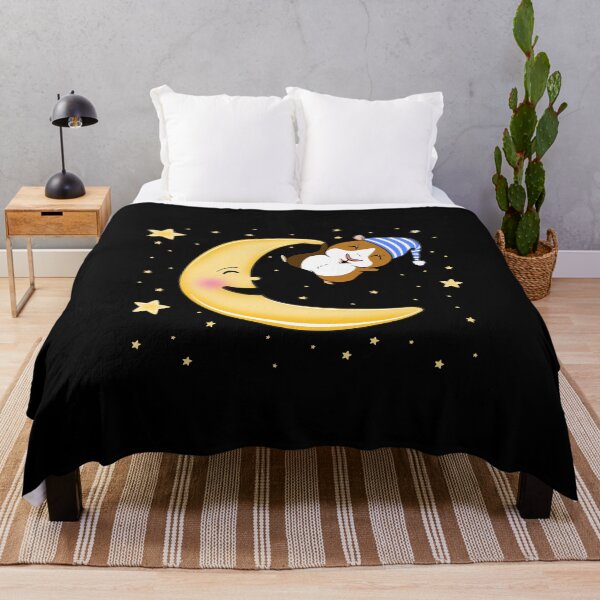 Item preview, A Laughing Guinea Pig Hanging On The Moon designed and sold by Paulina Vanlife.