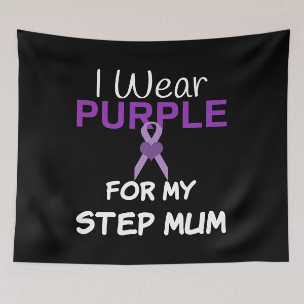 Item preview, I Wear Purple For My Step Mum designed and sold by CreativeBel.