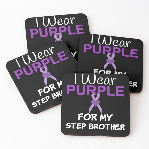 Item preview, I Wear Purple For My Step Brother designed and sold by CreativeBel.
