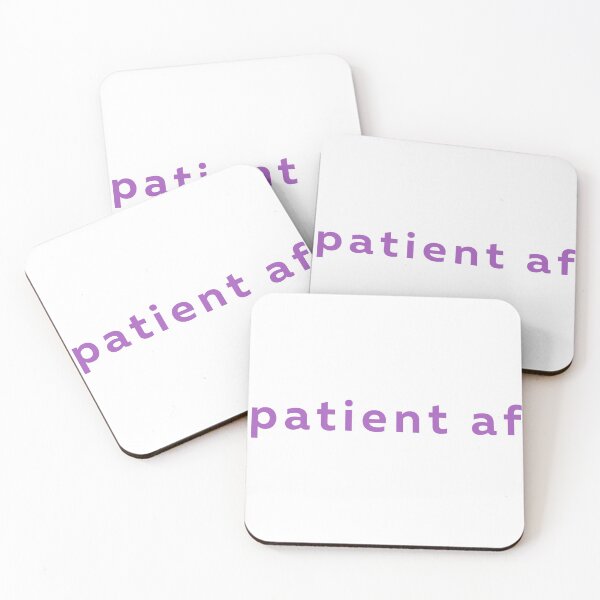 Item preview, patient af designed and sold by ZenNerd.