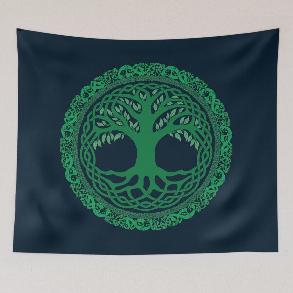 Item preview, Yggdrasil Celtic Tree of Life, Irish Viking Celtic Knot designed and sold by aronia.