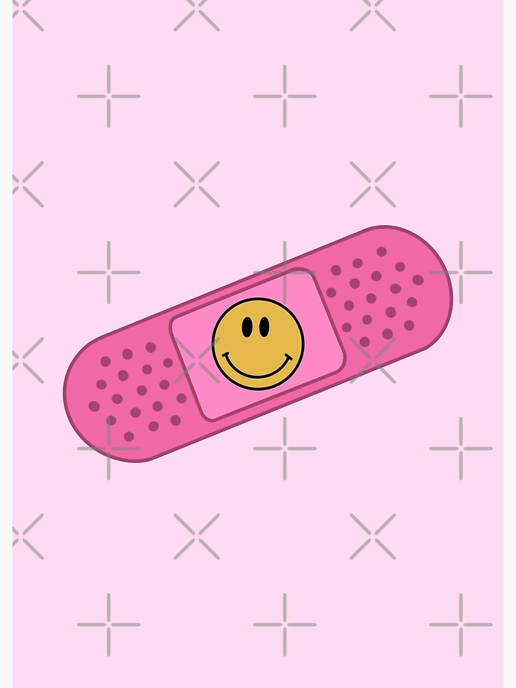 "Pastel Pink Band Aid Plaster For Positive Vibes And A Fast Healing