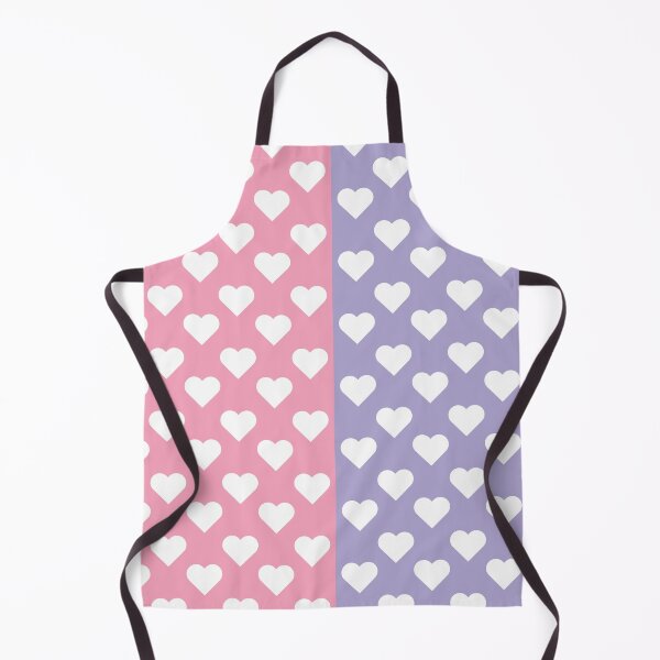 Item preview, Pink & Lavender White Crazy Hearts - Cute designed and sold by OddPop.