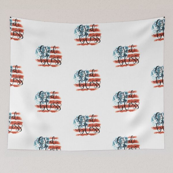 Item preview, Christian God Bless America 4 de julio Día de la Independencia designed and sold by FazCreations.