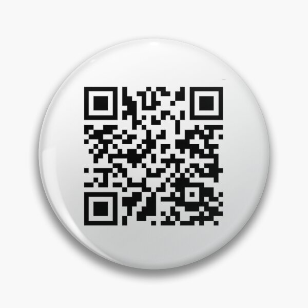 Aperçu de l'œuvre Code QR de Rick Rolled créée et vendue par smileystickeers.