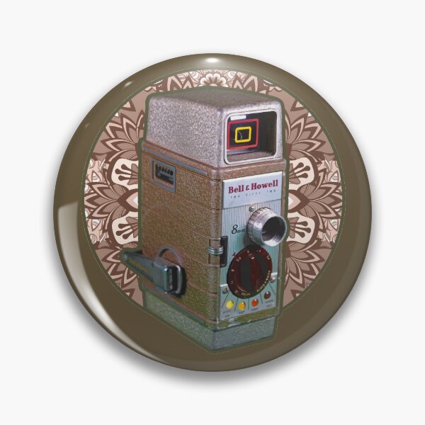 Item preview, Vintage 8MM Home Movie Cameras: Bell and Howell 8MM Home Movie Camera (Vintage Art Circle) designed and sold by GraffitiSoup.