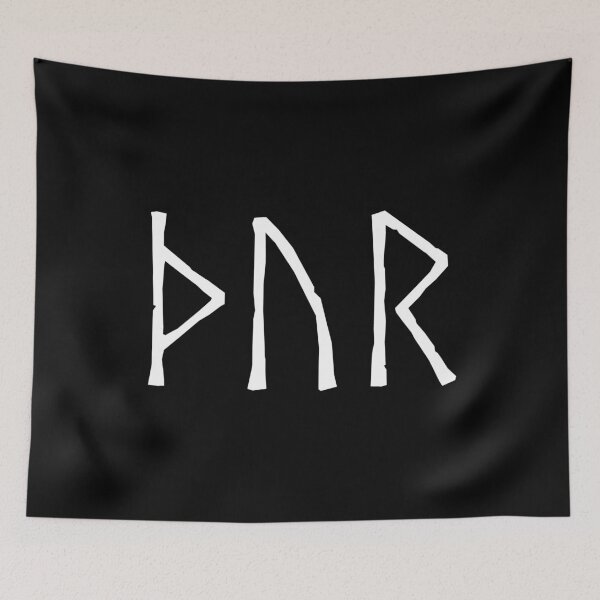 Item preview, Thor Norse God Futhark Viking Runes designed and sold by BluePagan.