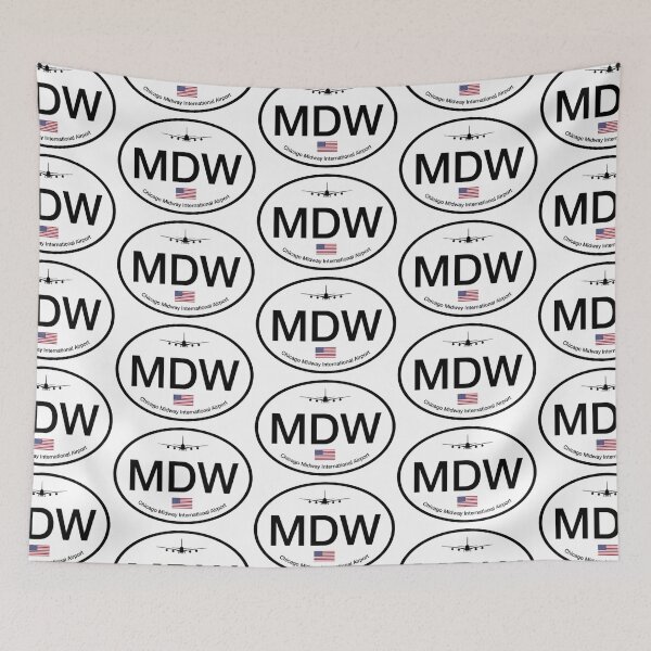 Item preview, MDW - Chicago Midway International Airport  designed and sold by Jake Sperling.