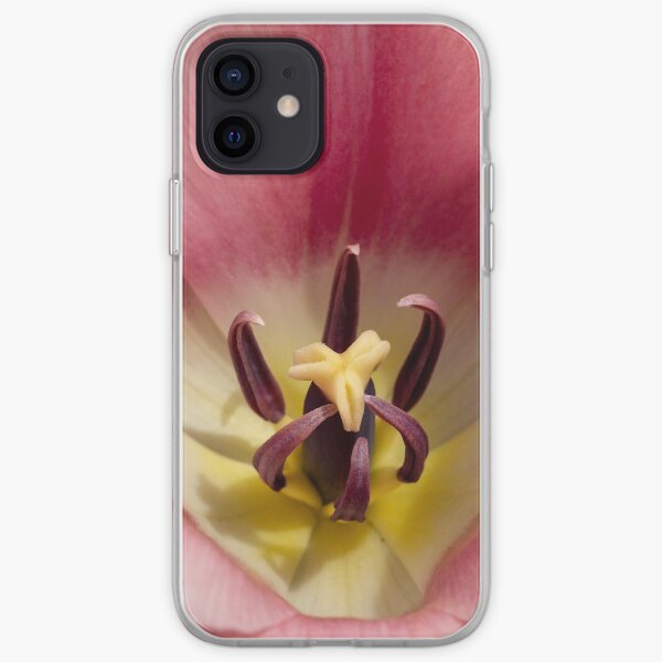 Pink Tulip and Stamen iPhone Soft Case