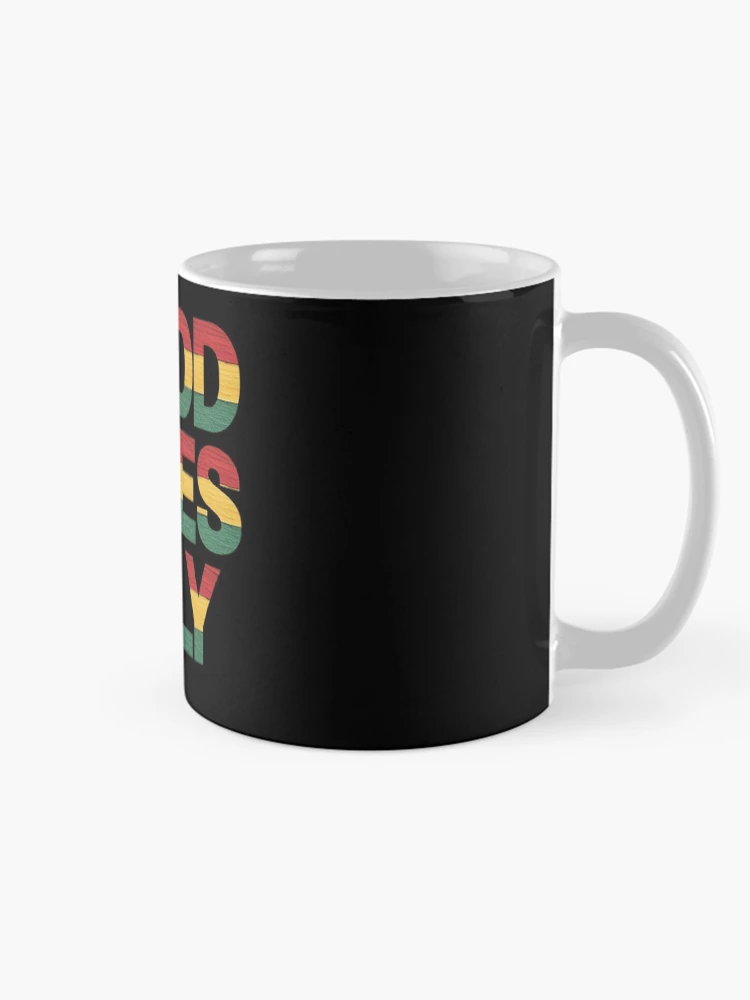 Thumbnail 3 of 6, Coffee Mug, Good Vibes Only Rasta Reggae Roots designed and sold by RastaColors.