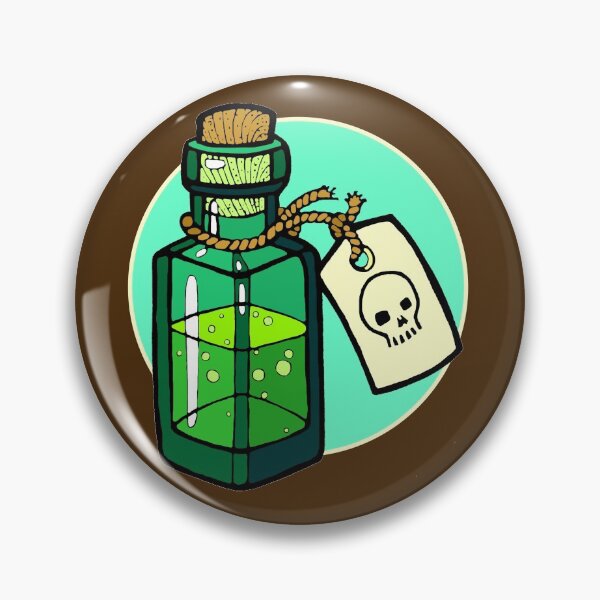 Item preview, green poison bottle designed and sold by sandpiperstudio.
