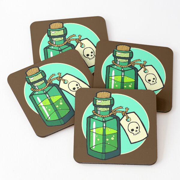 Item preview, green poison bottle designed and sold by sandpiperstudio.