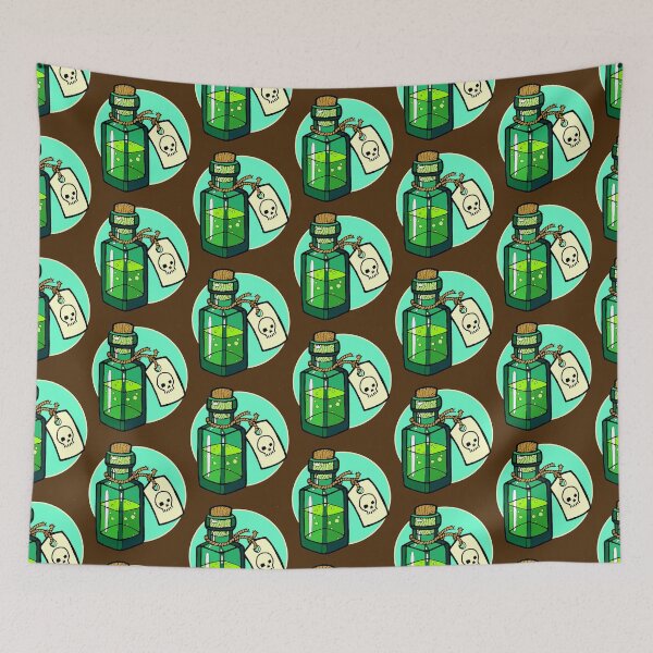 Item preview, green poison bottle designed and sold by sandpiperstudio.