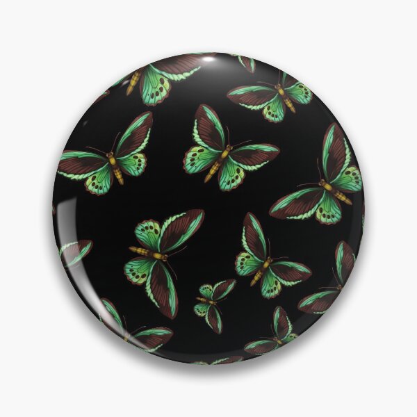 Item preview, Green butterfly pattern designed and sold by koalas1414.