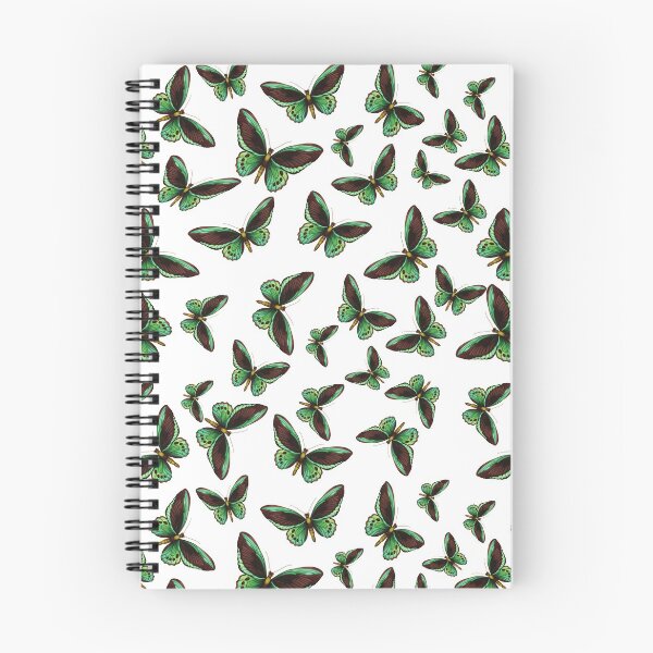 Item preview, Green butterfly pattern designed and sold by koalas1414.