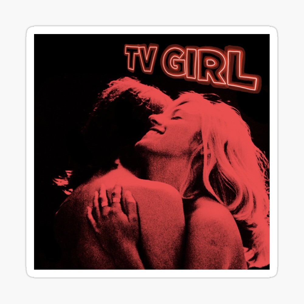 TV girl French exit neon lights poster