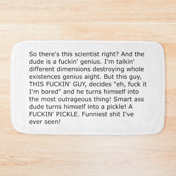 Item preview, so there's this scientist right copypasta meme designed and sold by cangurojoe.