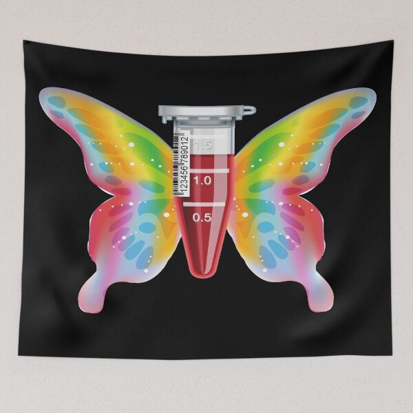 Item preview, MEDICAL LABORATORY SCIENTIST HIPPIE BUTTERFLY designed and sold by Hippiesole.