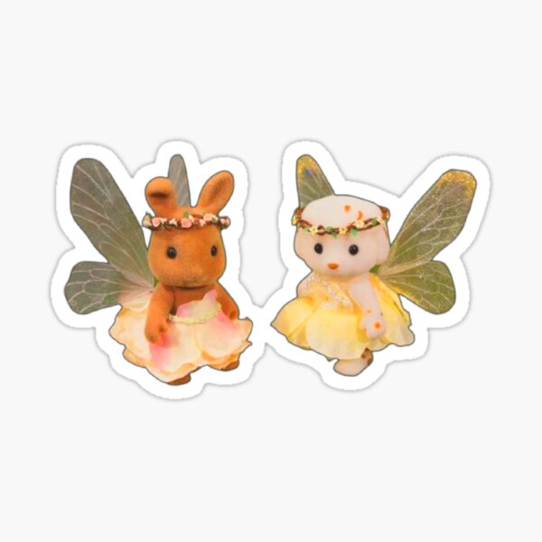 Fairy Puppy And Bunny Sticker