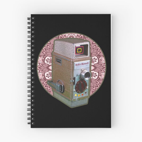 Item preview, Vintage 8MM Home Movie Cameras: Bell and Howell 8MM Home Movie Camera (Rose Tinted Circle) designed and sold by GraffitiSoup.