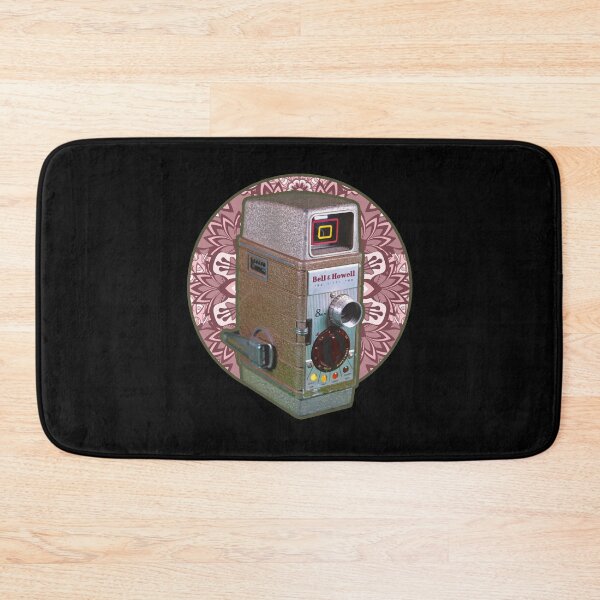 Item preview, Vintage 8MM Home Movie Cameras: Bell and Howell 8MM Home Movie Camera (Rose Tinted Circle) designed and sold by GraffitiSoup.