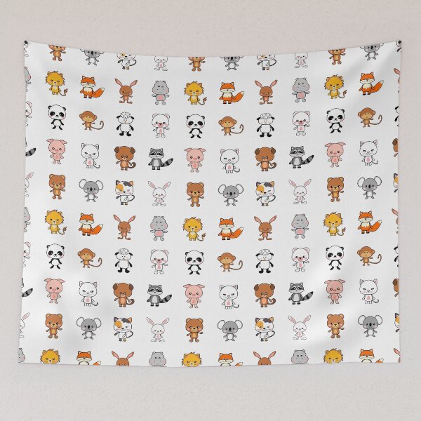 Item preview, Cute Kawaii Baby Animals Large Pack designed and sold by lovelyandcute.