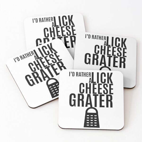 Item preview, The Umbrella Academy-Inspired "I'd Rather Lick A Cheese Grater" designed and sold by mulberrydragon.