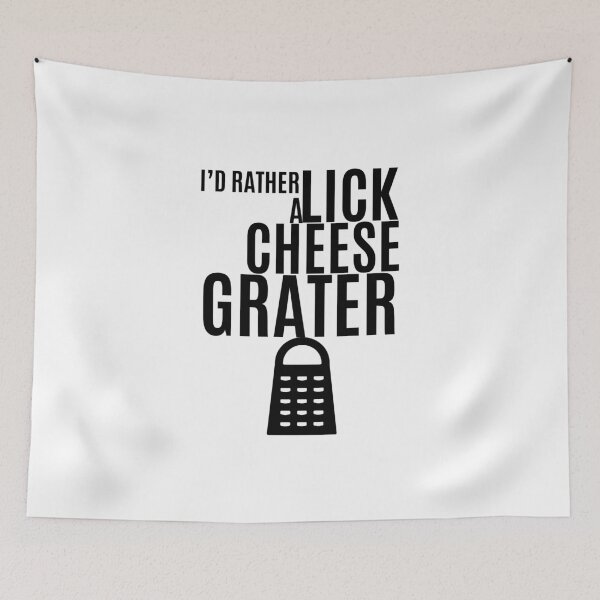 Item preview, The Umbrella Academy-Inspired "I'd Rather Lick A Cheese Grater" designed and sold by mulberrydragon.