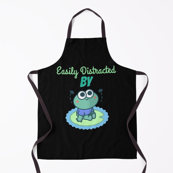 Item preview, Easily Distracted By Frogs designed and sold by ThinkAndReflect.