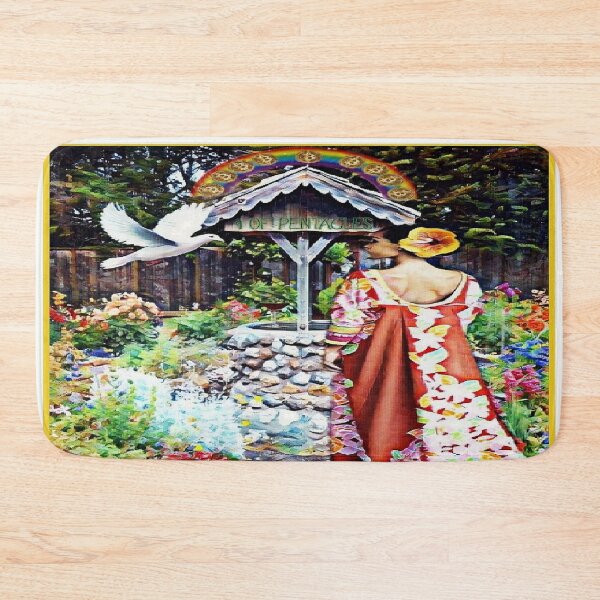 Item preview, 9 of Pentacles designed and sold by EARTH ANGEL 888.
