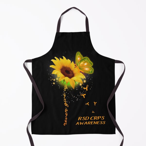 Item preview, Never Give Up Sunflower Ribbon RSD CRPS Awareness designed and sold by deputylove.
